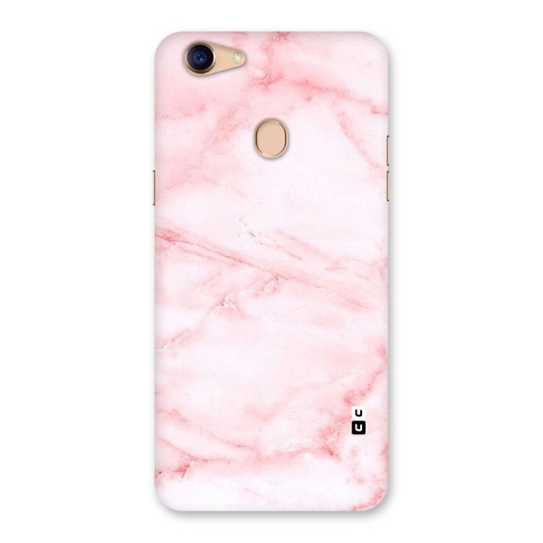 Pink Marble Print Back Case for Oppo F5 Youth